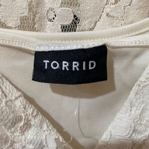 White Lace Dress Torrid